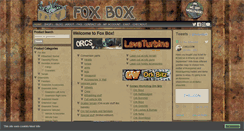 Desktop Screenshot of fox-box.co.uk